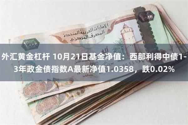 外汇黄金杠杆 10月21日基金净值：西部利得中债1-3年政金