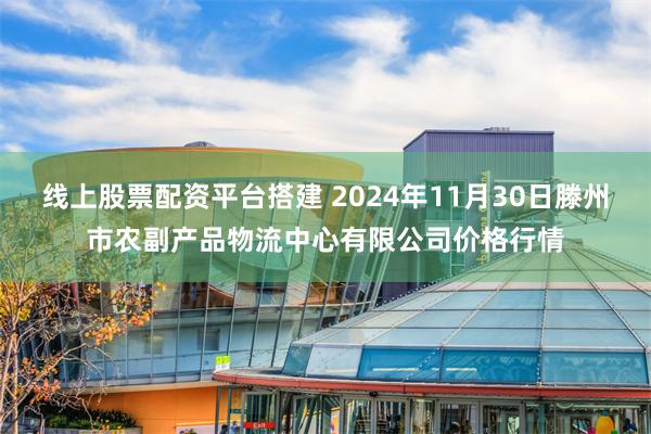 线上股票配资平台搭建 2024年11月30日滕州市农副产品物