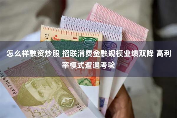 怎么样融资炒股 招联消费金融规模业绩双降 高利率模式遭遇考验